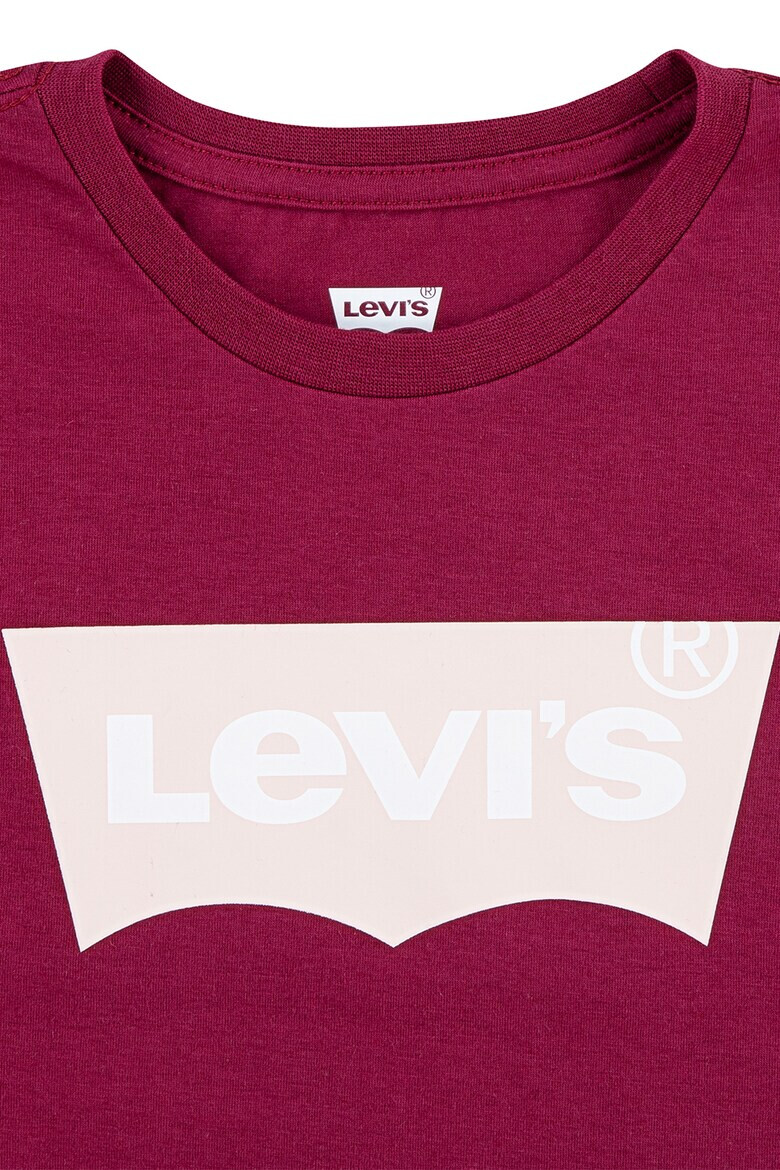 Levi's Тениска с лого и овално деколте - Pepit.bg