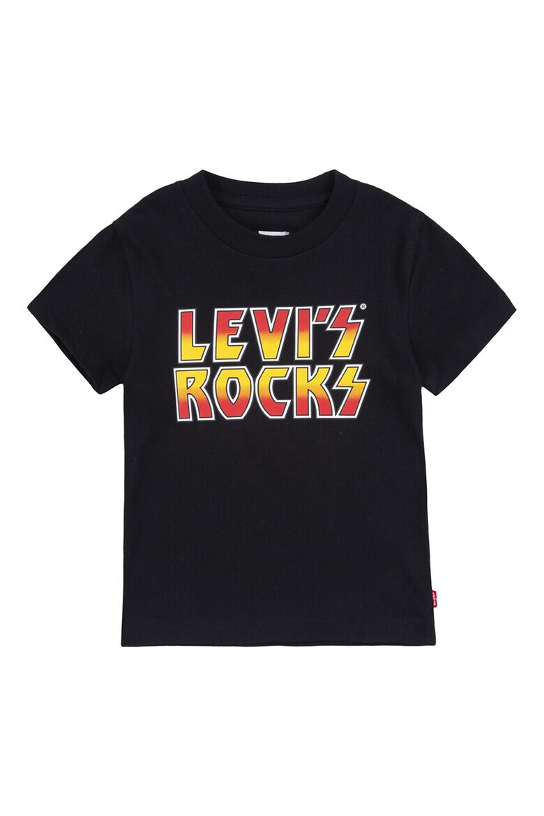 Levis Тениска с лого и овално деколте - Pepit.bg