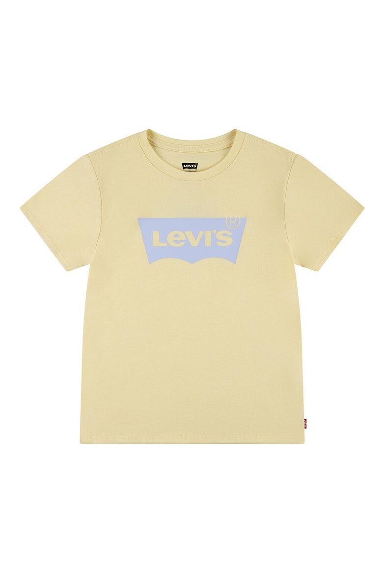 Levi's Тениска с лого и овално деколте - Pepit.bg