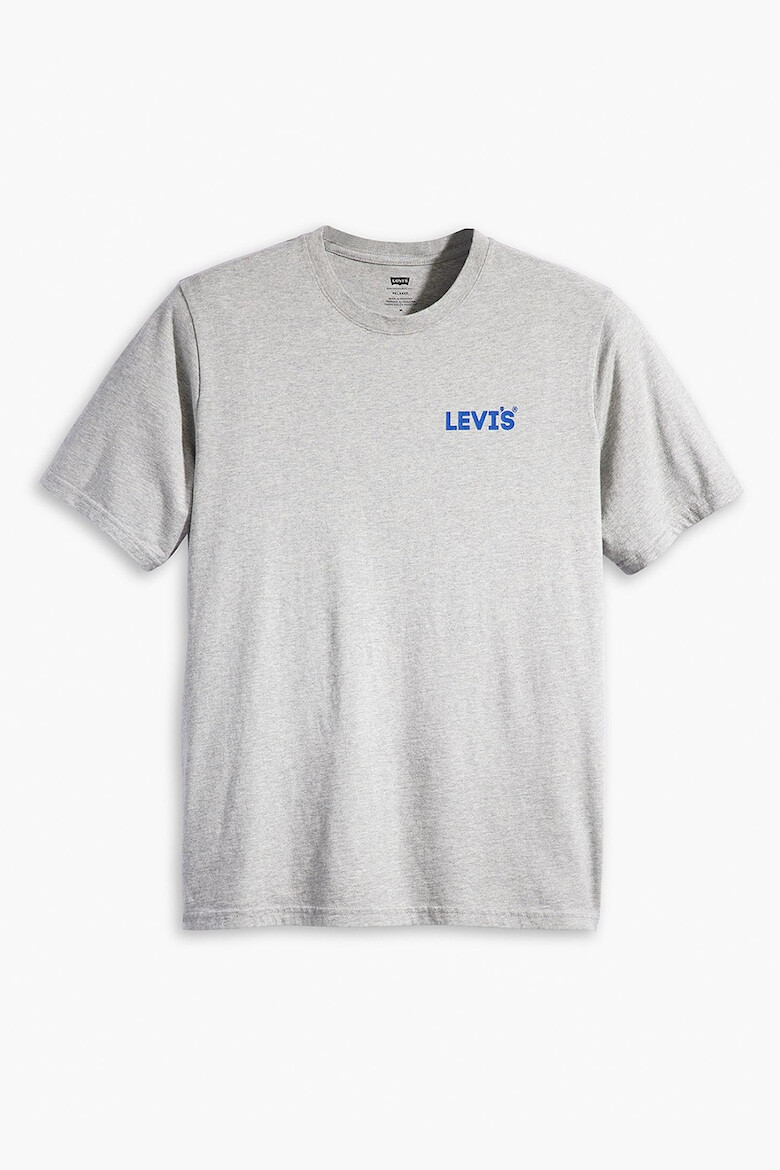 Levis Тениска с лого и овално деколте - Pepit.bg