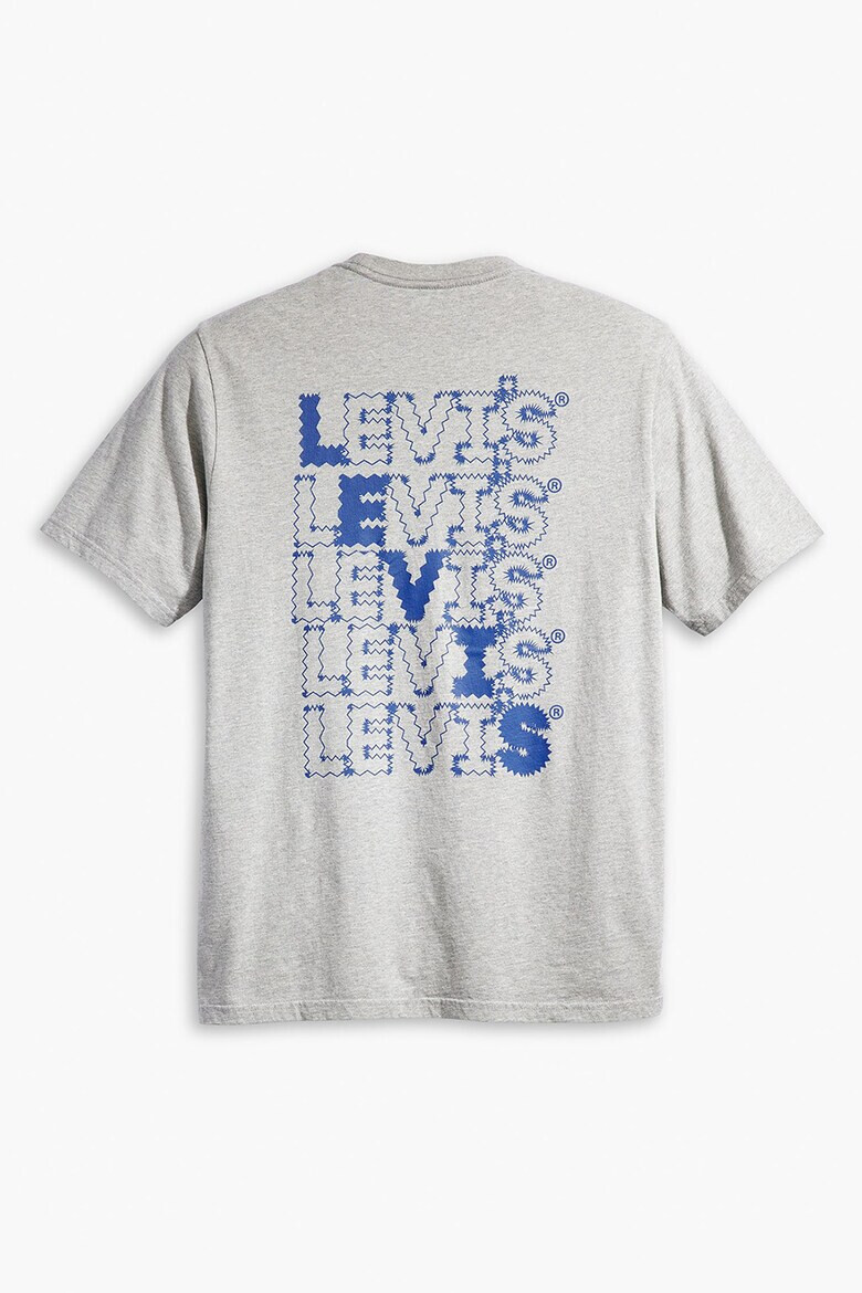 Levis Тениска с лого и овално деколте - Pepit.bg