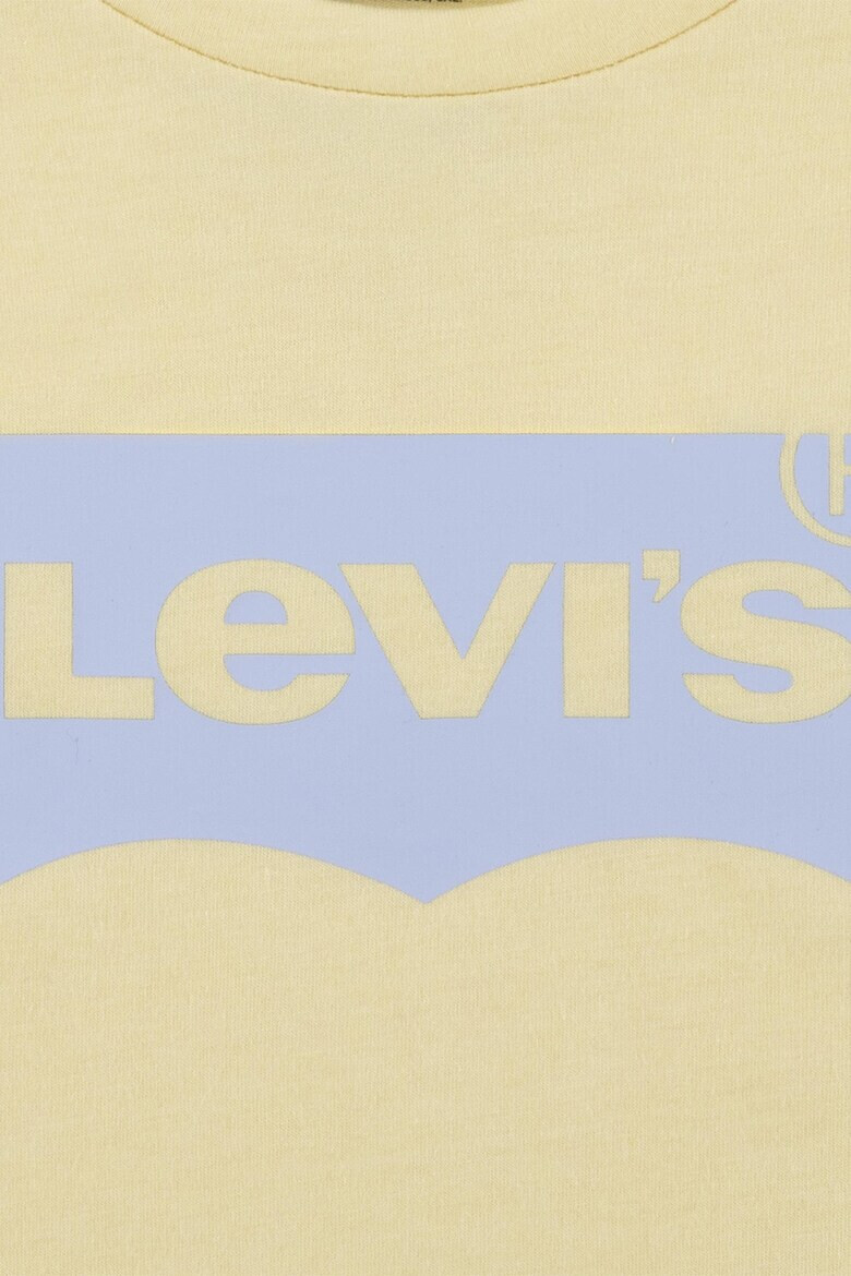 Levis Тениска с лого и овално деколте - Pepit.bg