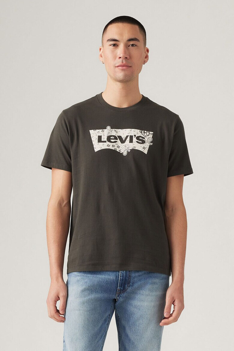 Levis Тениска от памук с овално деколте - Pepit.bg