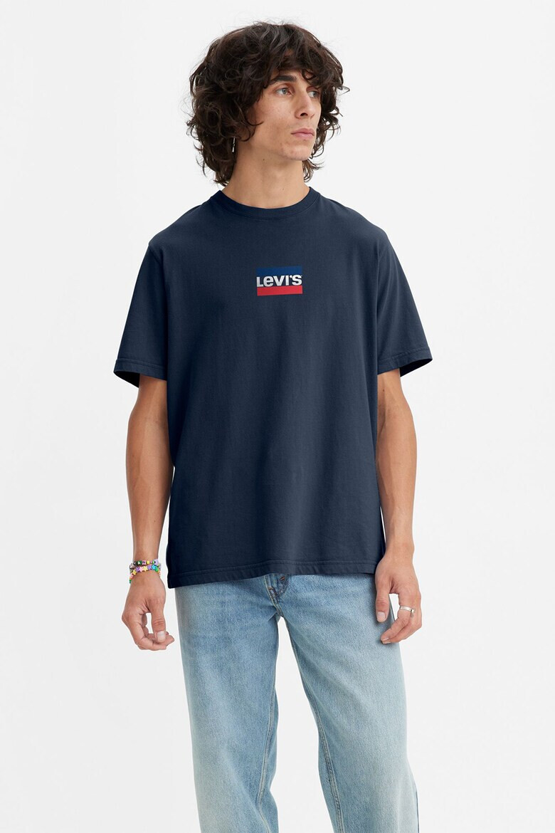 Levis Тениска от памук с овално деколте - Pepit.bg