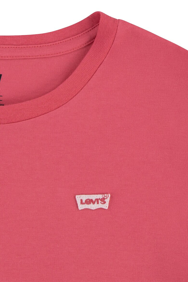 Levi's Тениска с овално деколте и бродирано лого - Pepit.bg