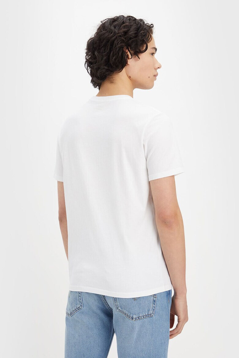Levis Тениска с овално деколте и джоб - Pepit.bg