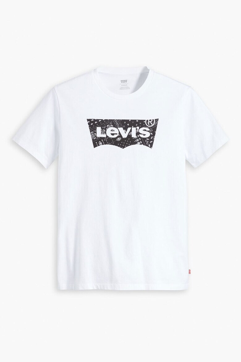 Levis Тениска с овално деколте и джоб - Pepit.bg