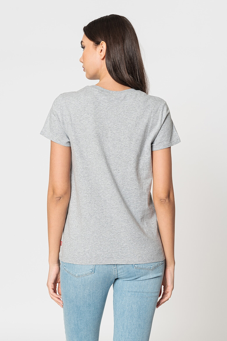 Levis Тениска с овално деколте и лого - Pepit.bg