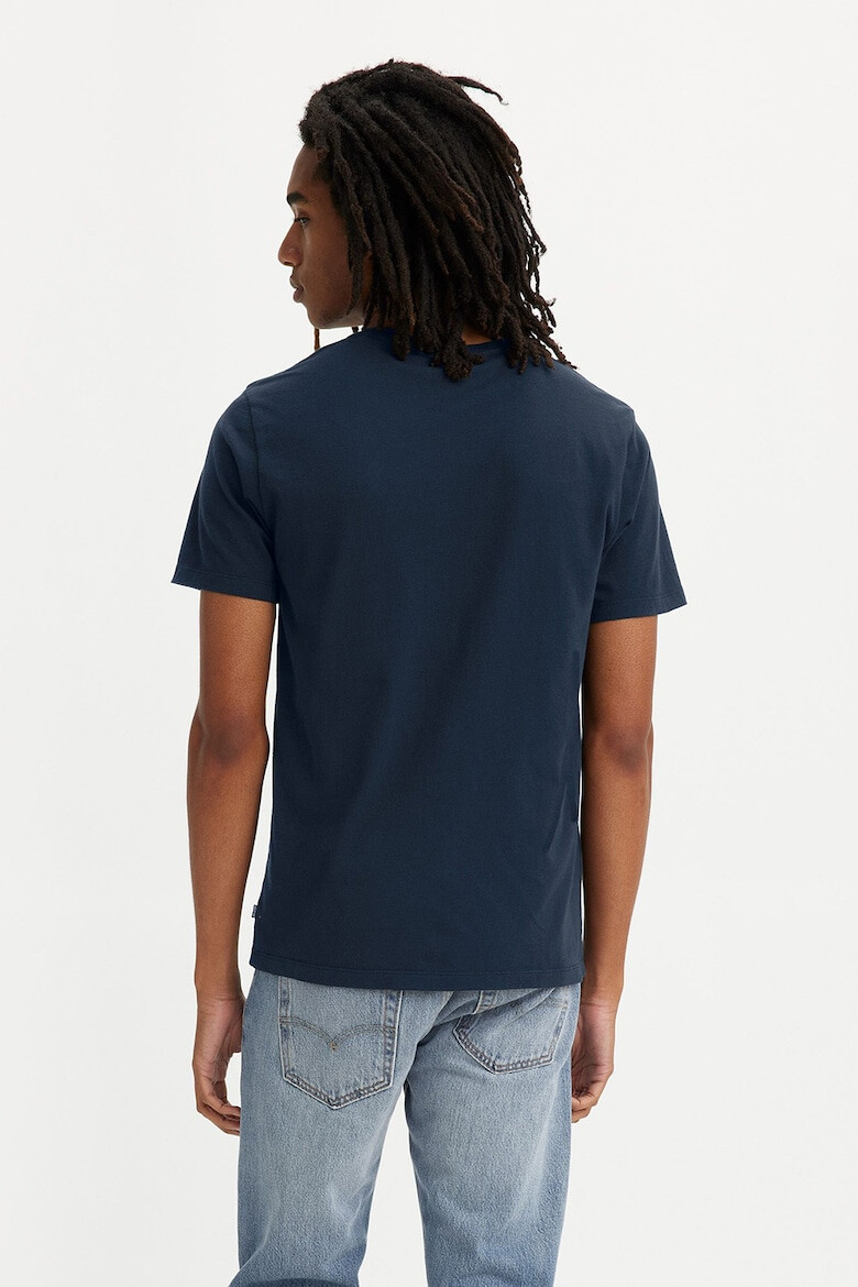 Levis Тениска с овално деколте и лого - Pepit.bg