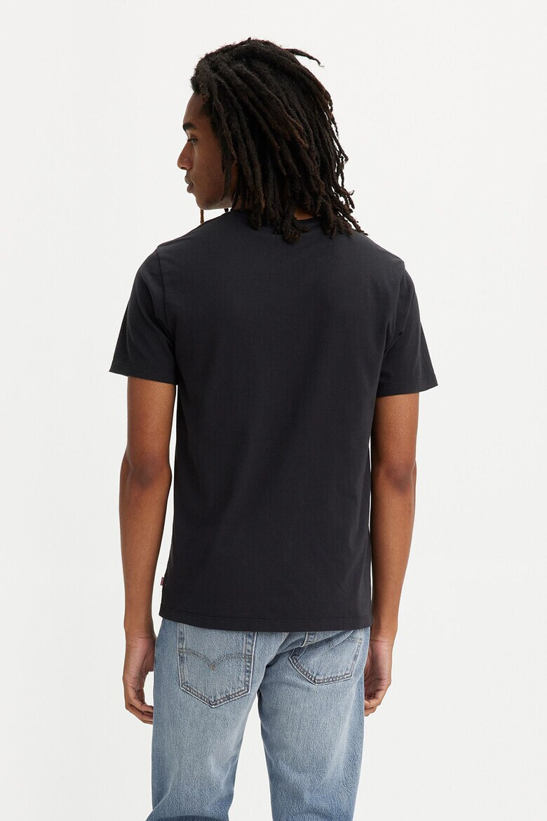 Levi's Тениска с овално деколте и лого - Pepit.bg