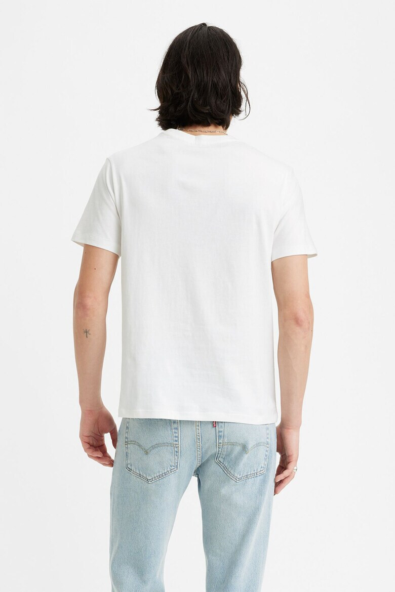 Levis Тениска с овално деколте и лого - Pepit.bg