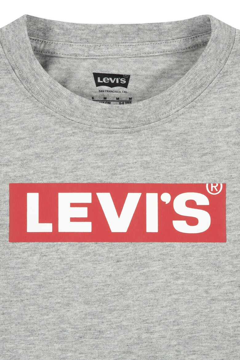 Levis Тениска с овално деколте и лого - Pepit.bg