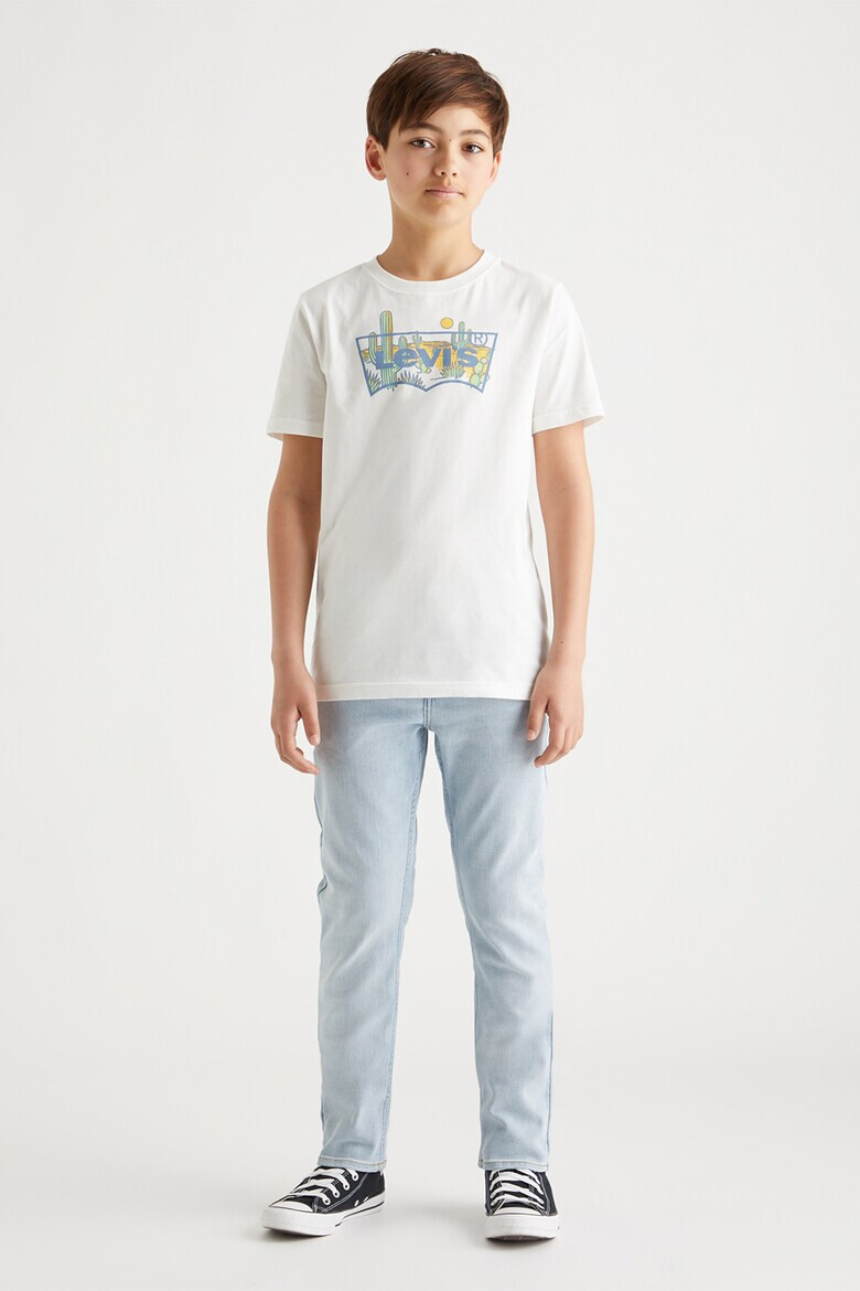 Levis Тениска с овално деколте и лого - Pepit.bg
