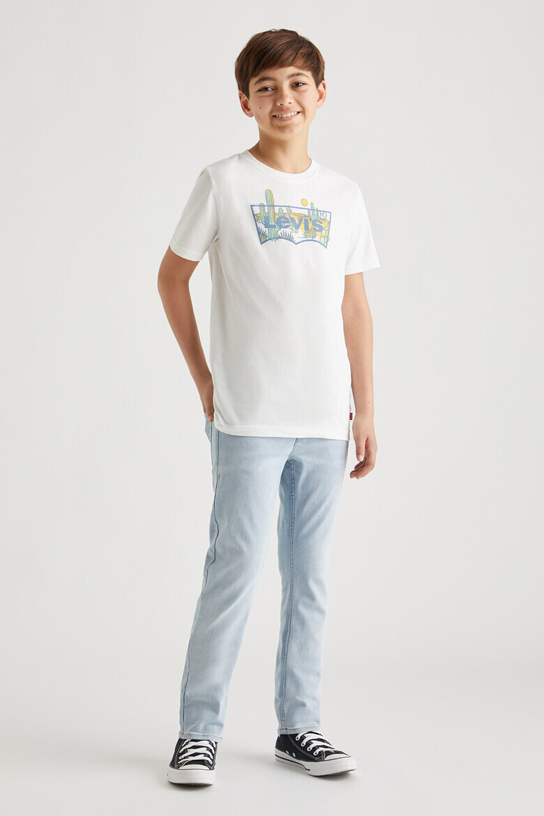 Levis Тениска с овално деколте и лого - Pepit.bg