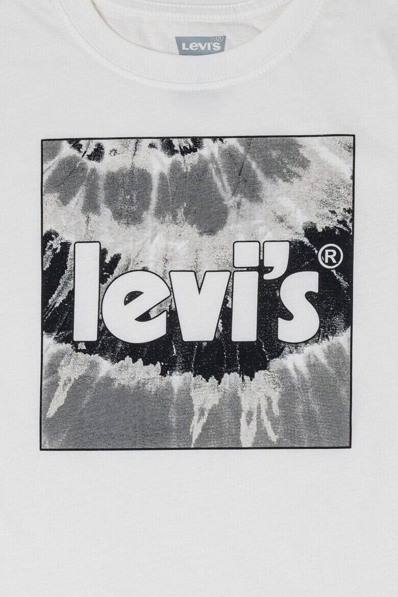 Levi's Тениска с овално деколте и лого - Pepit.bg