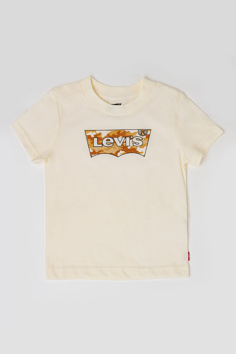 Levi's Тениска с овално деколте и лого - Pepit.bg