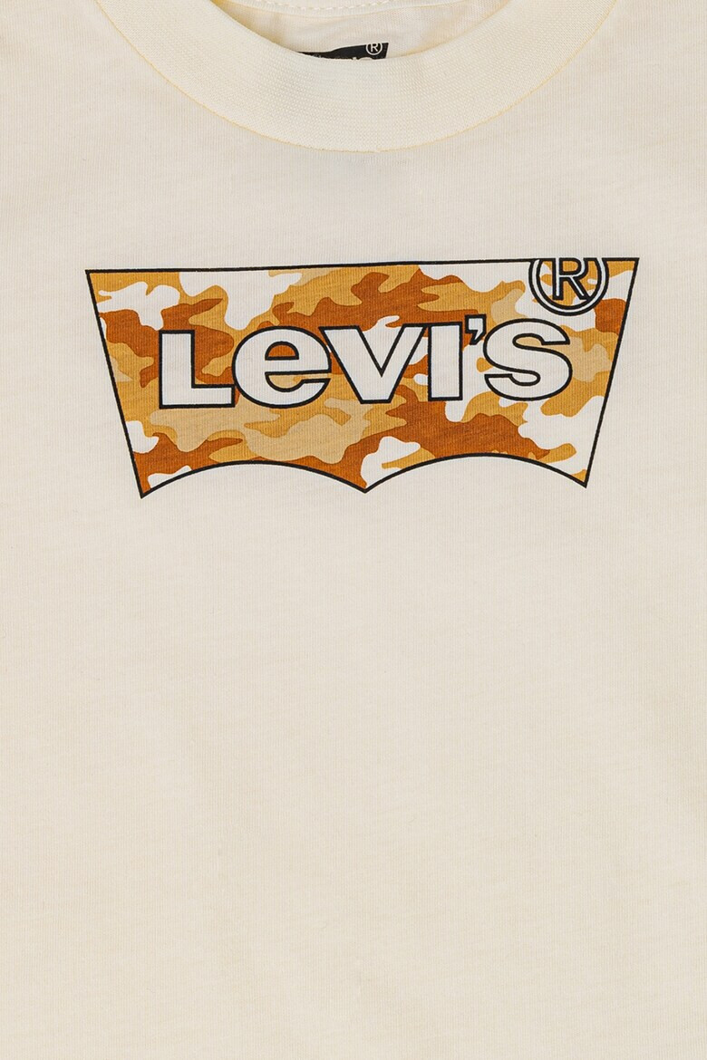 Levi's Тениска с овално деколте и лого - Pepit.bg