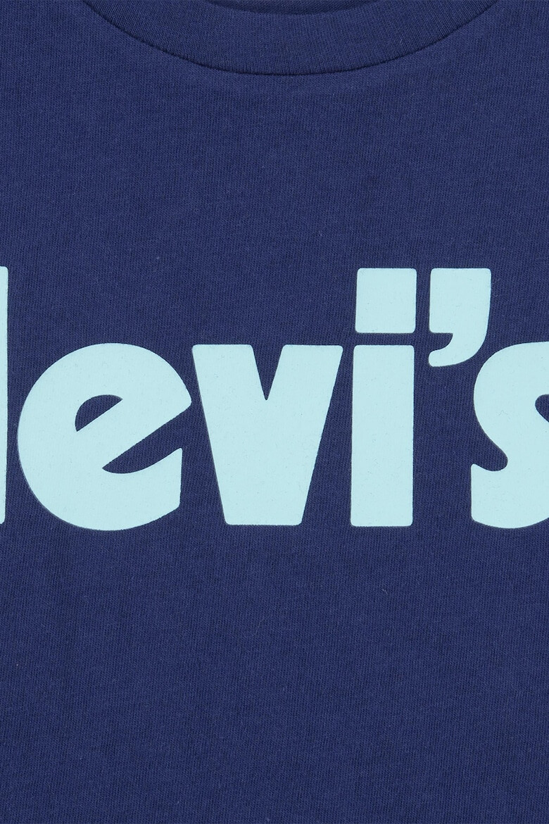 Levi's Тениска с овално деколте и лого - Pepit.bg