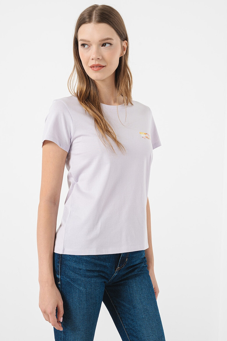 Levi's Тениска с овално деколте и лого - Pepit.bg