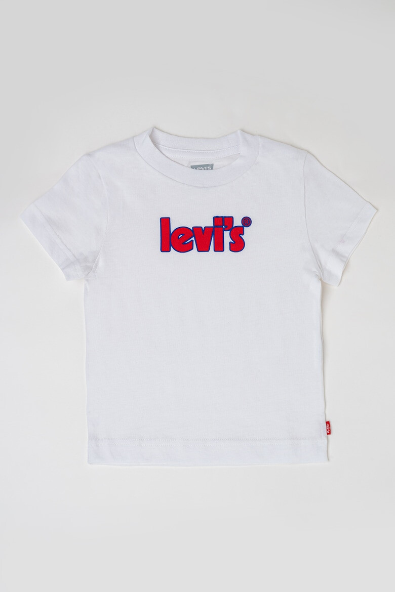 Levis Тениска с овално деколте и лого - Pepit.bg