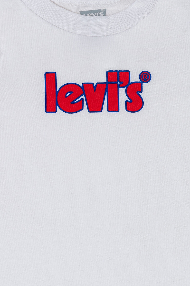 Levis Тениска с овално деколте и лого - Pepit.bg