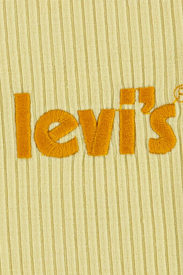 Levis Тениска с овално деколте и рипс - Pepit.bg