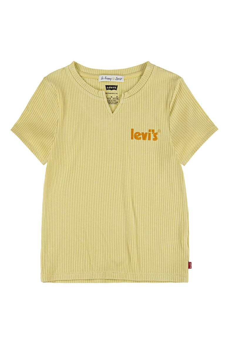 Levi's Тениска с овално деколте и рипс - Pepit.bg