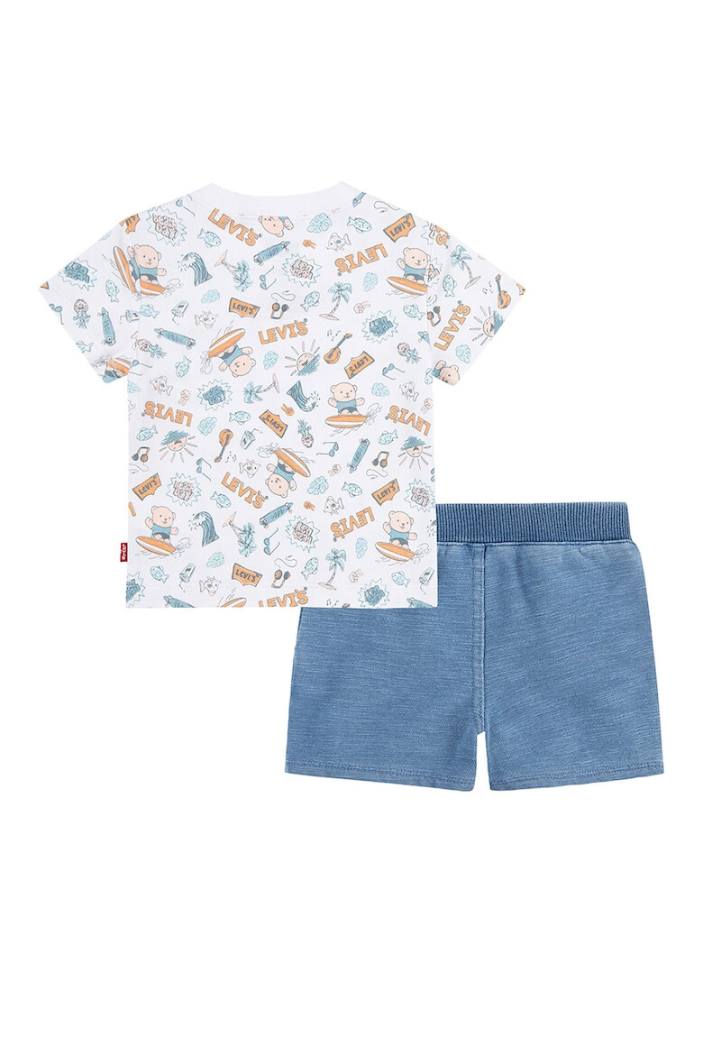 Levis Тениска с памук и шорти - Pepit.bg