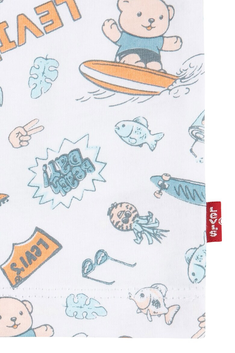 Levis Тениска с памук и шорти - Pepit.bg