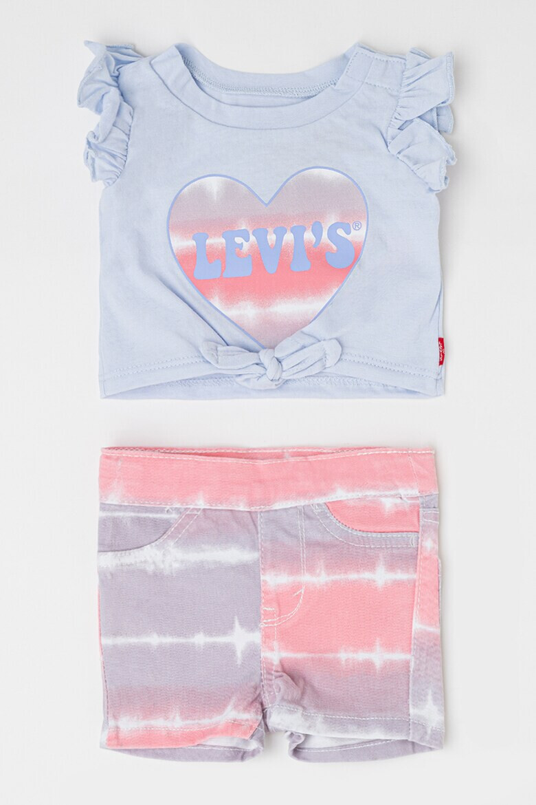 Levi's Тениска с принт и къси дънки - Pepit.bg