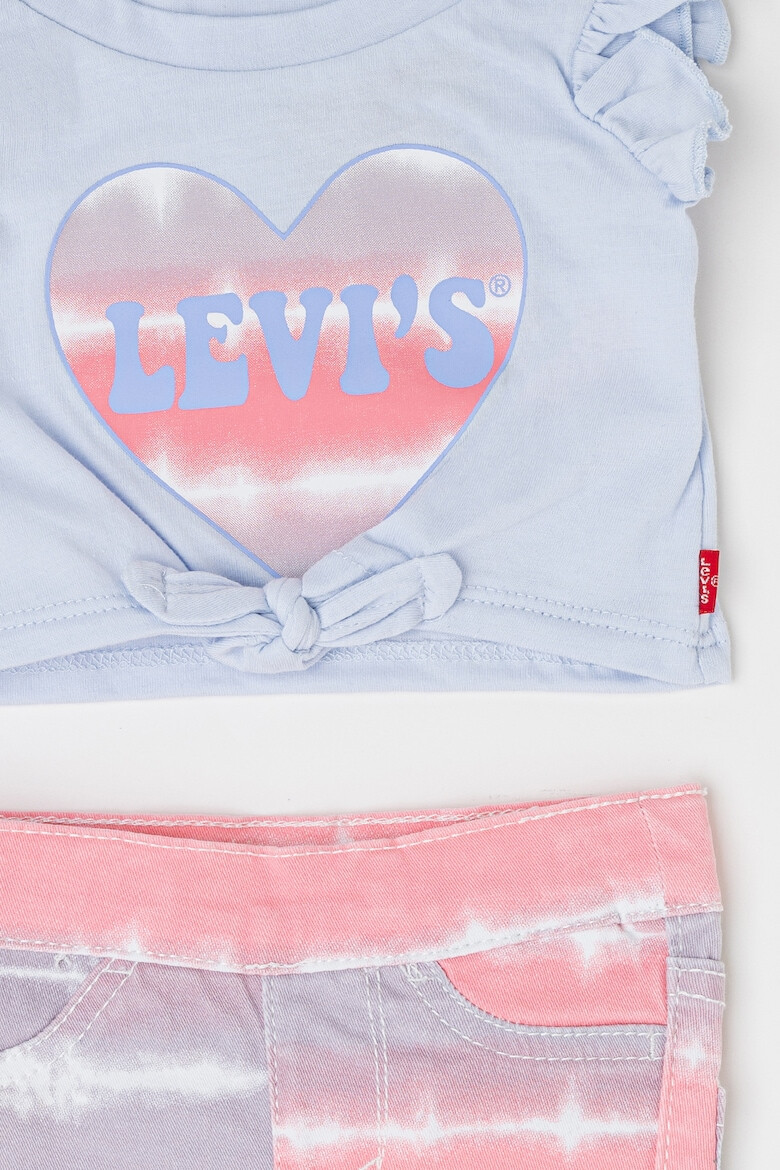 Levi's Тениска с принт и къси дънки - Pepit.bg