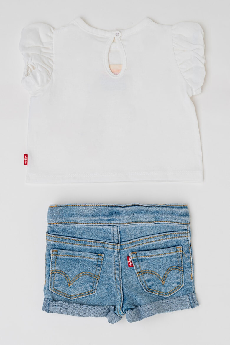 Levis Тениска с принт и къси дънки - Pepit.bg