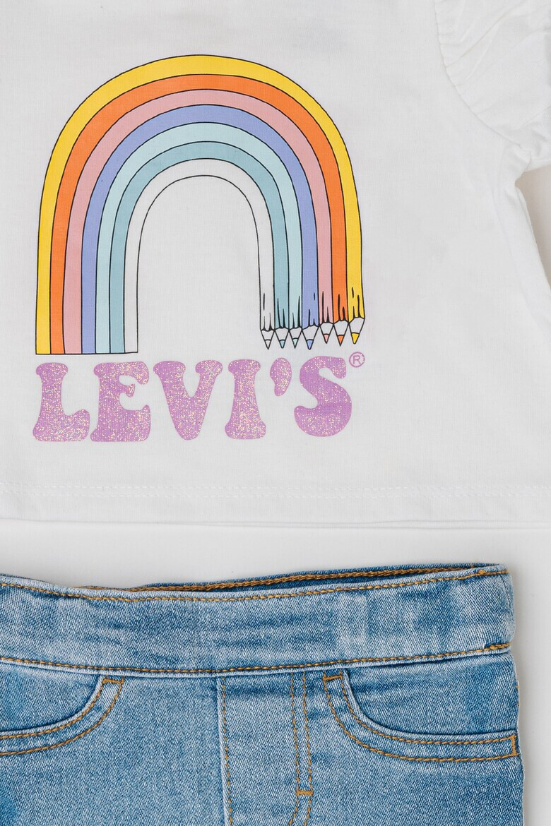 Levis Тениска с принт и къси дънки - Pepit.bg