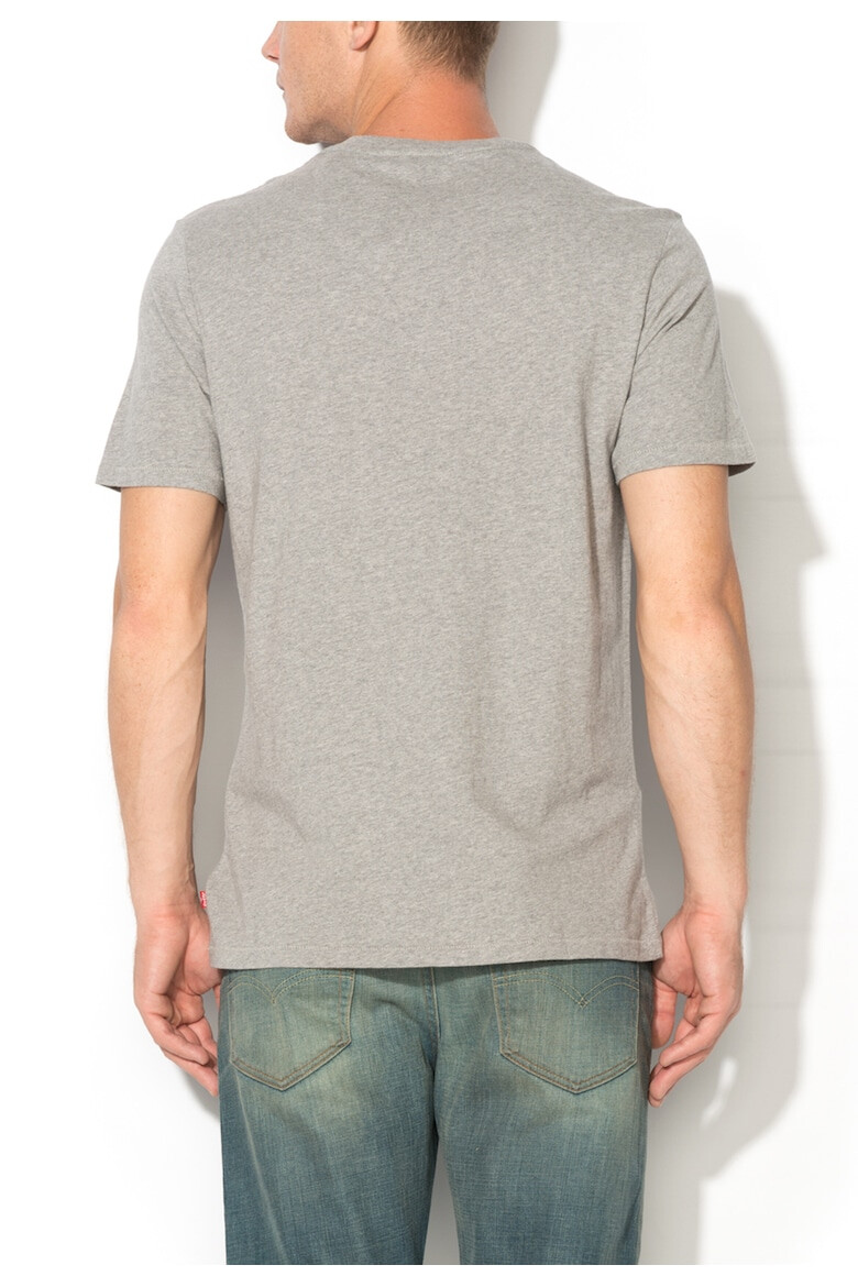 Levis Тениска в сив меланж с лого - Pepit.bg