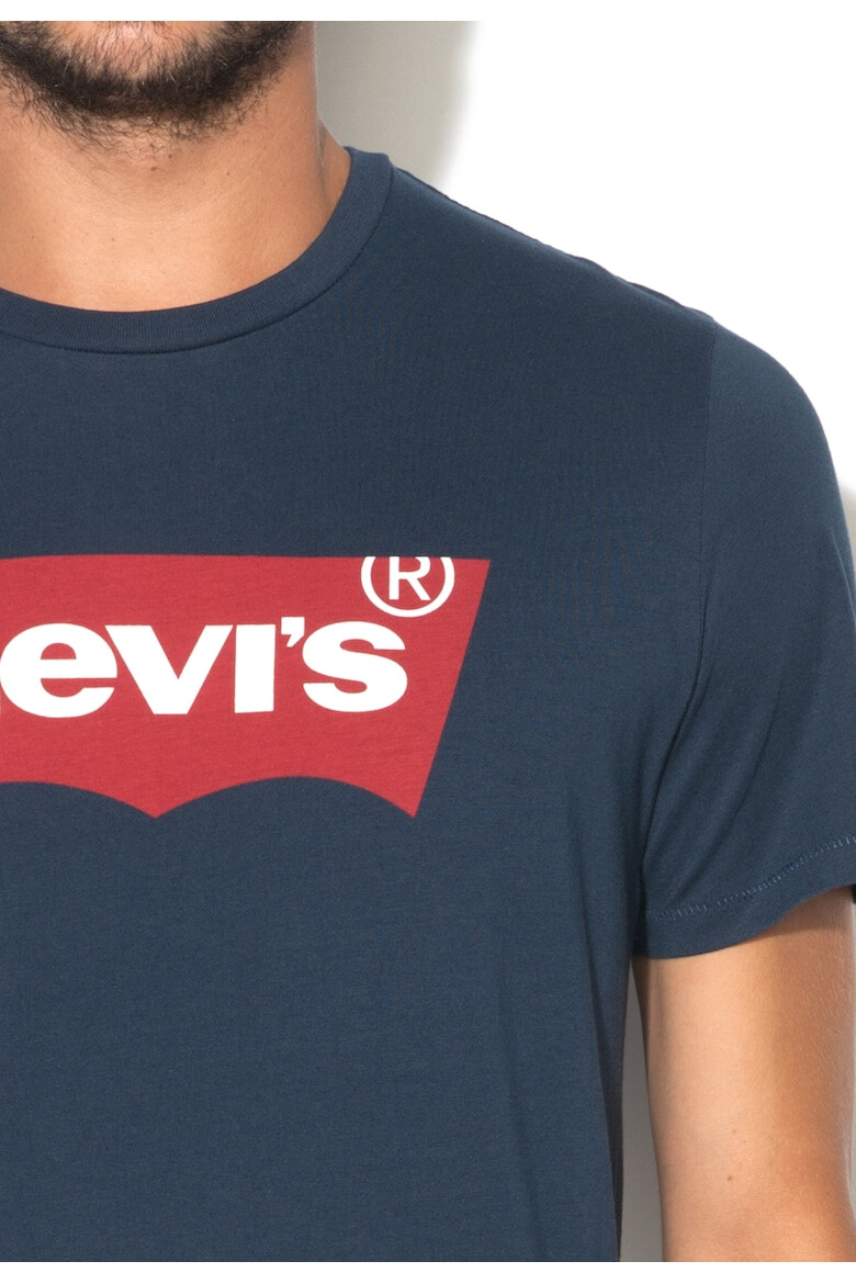 Levis Тъмносиня тениска с лого - Tъмносин - - Pepit.bg