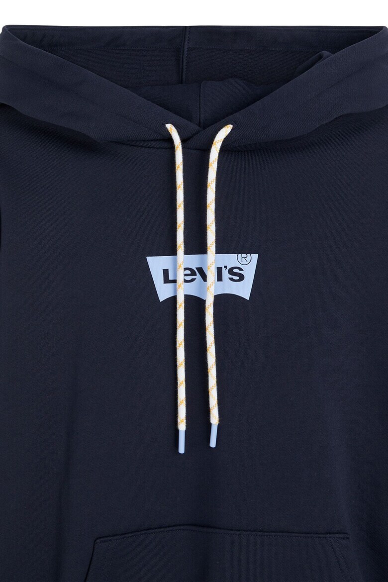 Levi's Уголемено памучно худи с лого - Pepit.bg