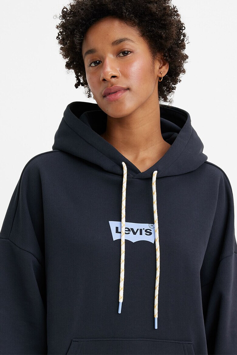 Levi's Уголемено памучно худи с лого - Pepit.bg