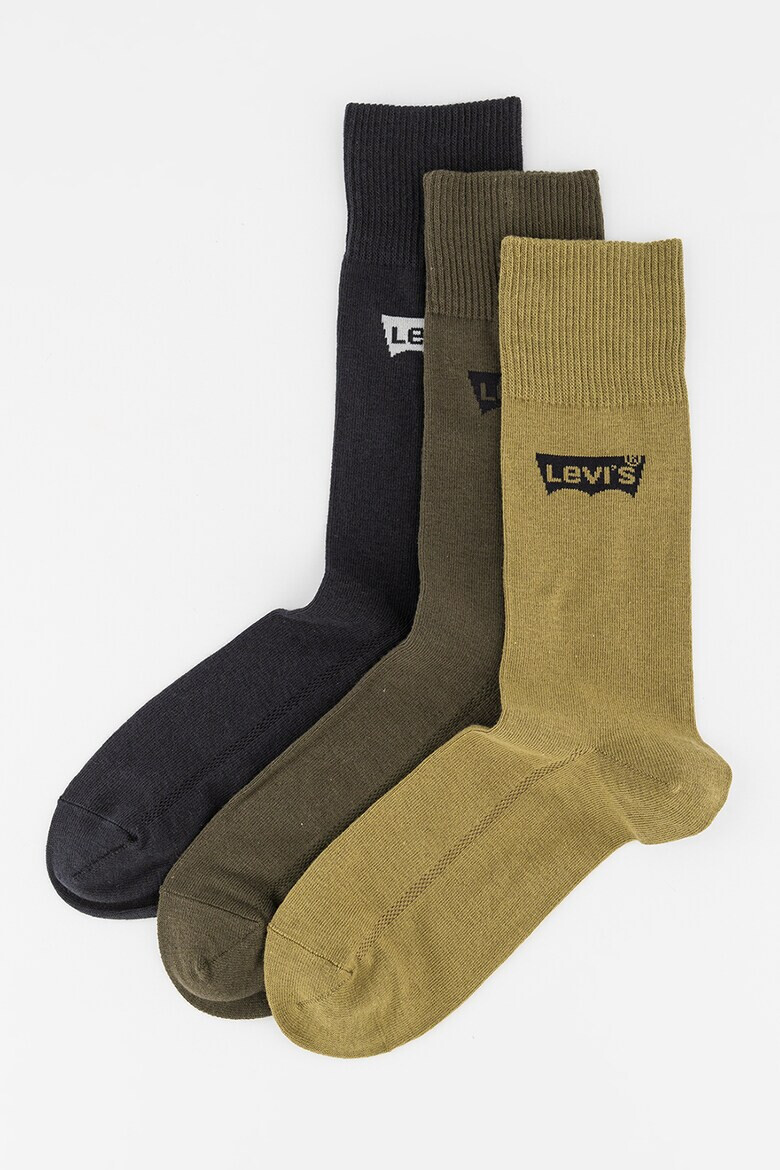 Levi's Унисекс чорапи с лого - 3 чифта - Pepit.bg