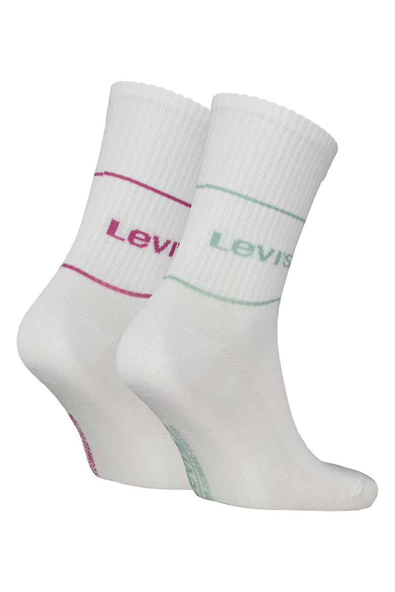 Levi's Унисекс чорапи с памук - 2 чифта - Pepit.bg