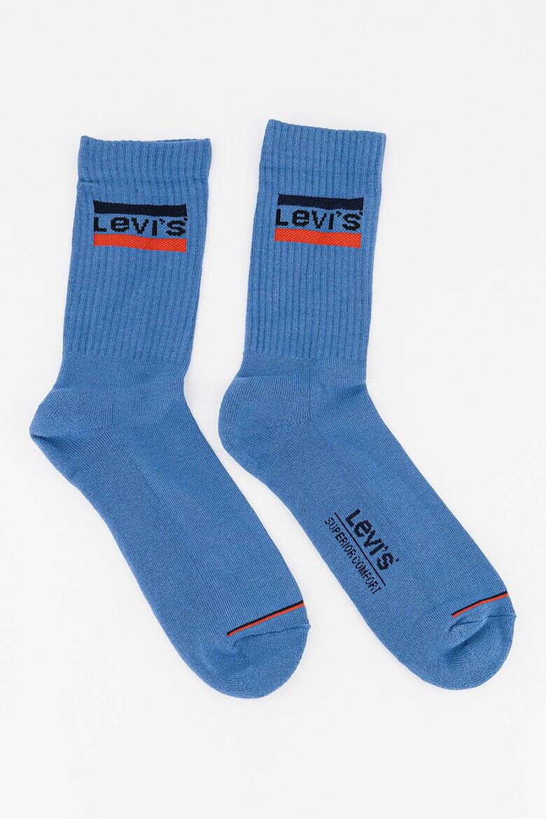 Levi's Унисекс дълги чорапи - 2 чифта - Pepit.bg