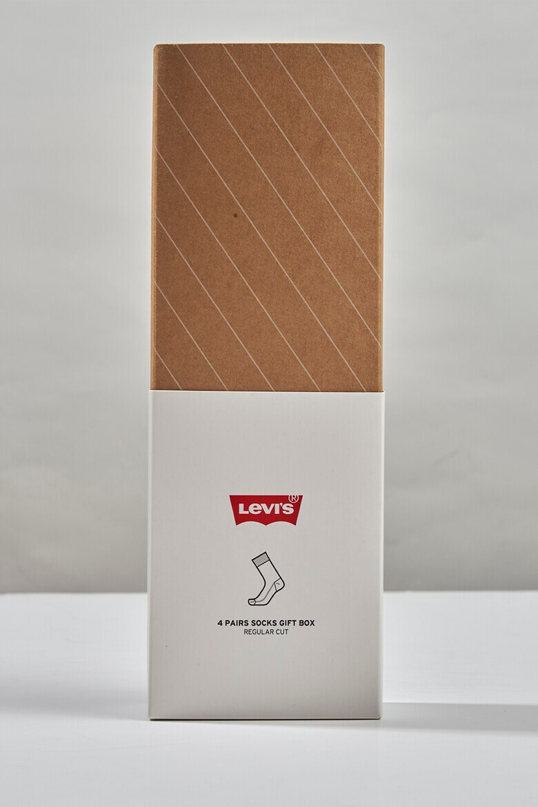 Levi's Унисекс дълги чорапи 4 чифта - Pepit.bg