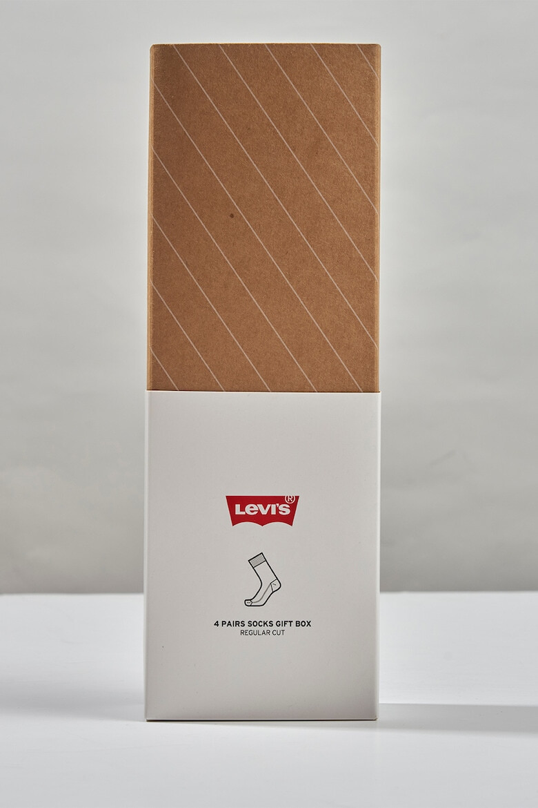 Levi's Унисекс дълги чорапи 4 чифта - Pepit.bg