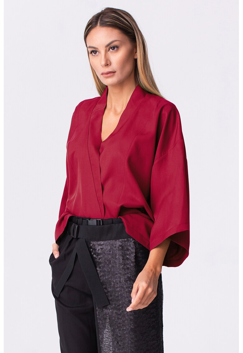 LIN APPAREL Кимоно с 3/4 ръкави - Pepit.bg