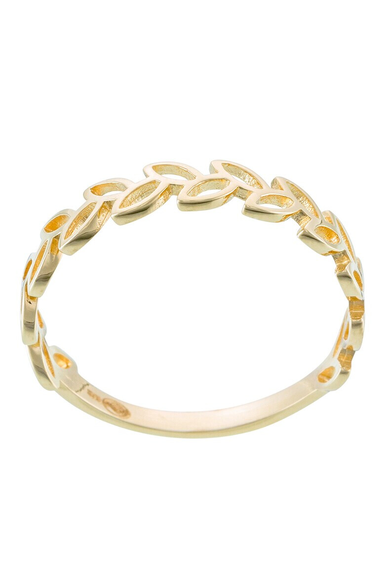 L'Instant D'or 9K Gold Ring With Cut-Outs - Pepit.bg