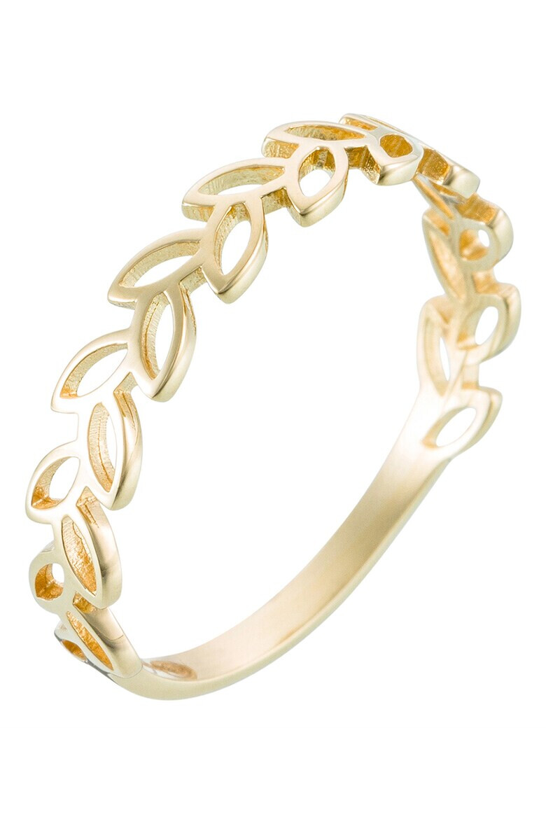 L'Instant D'or 9K Gold Ring With Cut-Outs - Pepit.bg