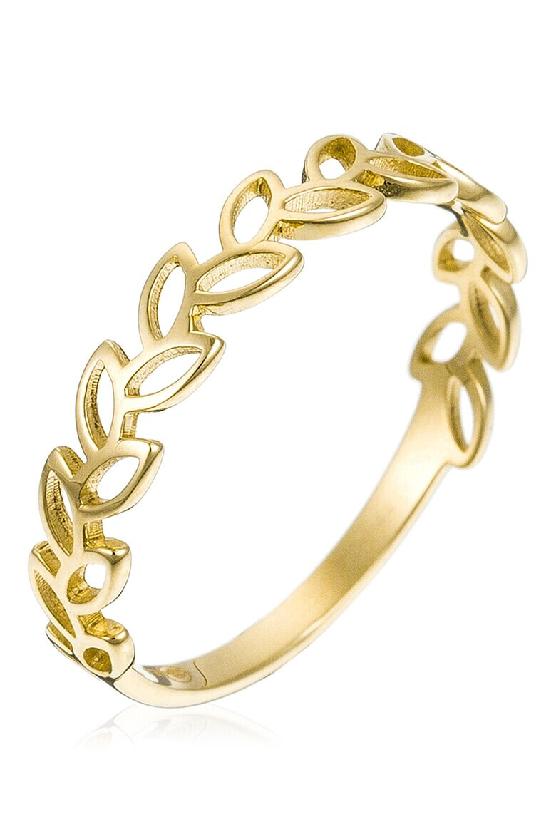 L'Instant D'or 9K Gold Ring With Cut-Outs - Pepit.bg