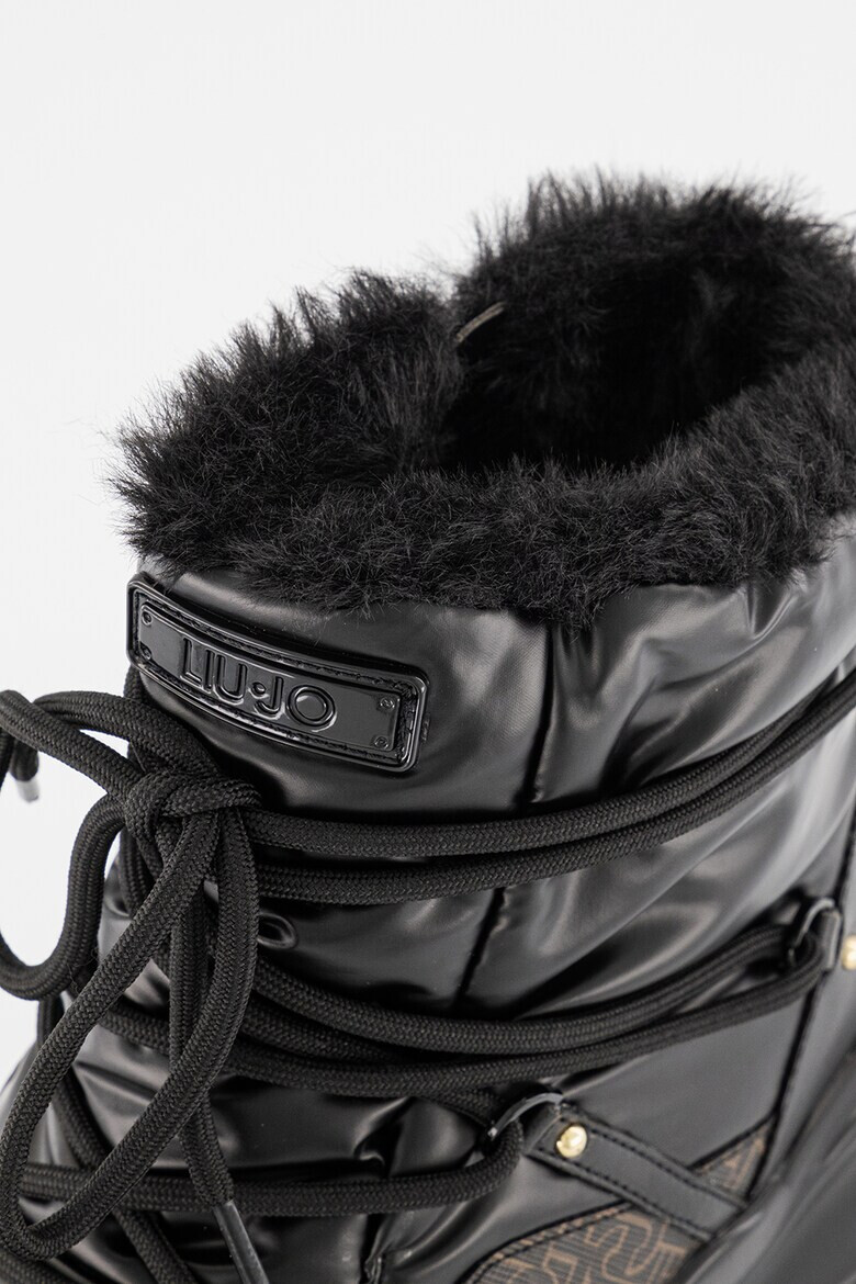 Liu Jo Боти с цип и монограми - Pepit.bg