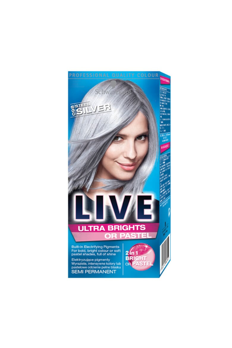 Live Schwarzkopf Ultra Brights полутрайна боя за коса - Pepit.bg