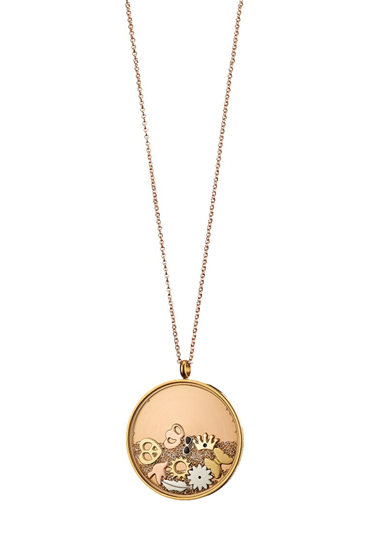 Loisir by Oxette Колие с 14K злато и висулка - Pepit.bg