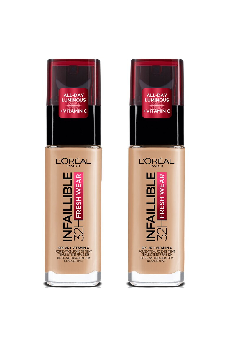 L'Oreal Paris Комплект 2x Фон дьо тен Infaillible 32H Fresh Wear 140 Golden Beige 30 мл - Pepit.bg